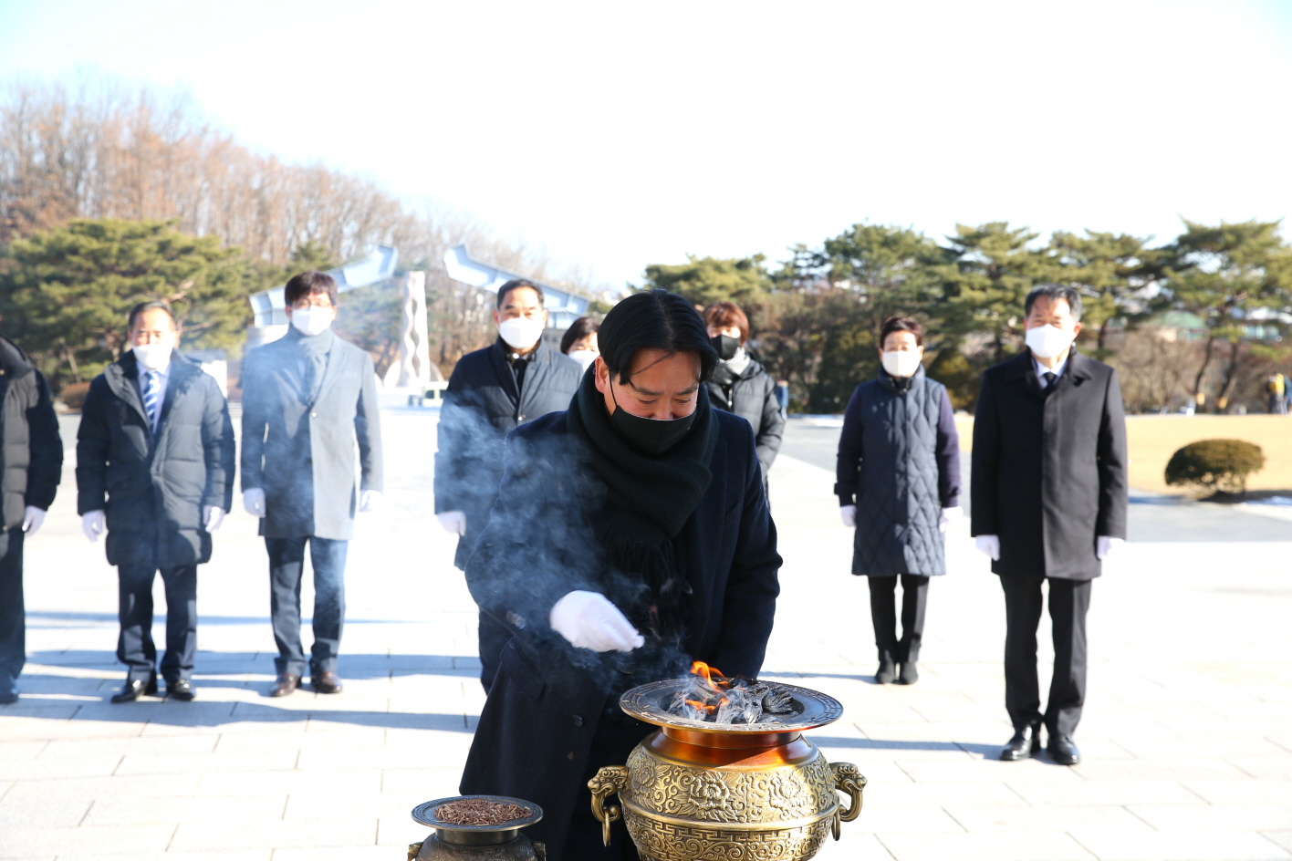 국립 4·19 민주묘지 참배 - 8