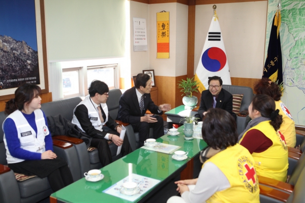 적십자 특별회비 전달식
