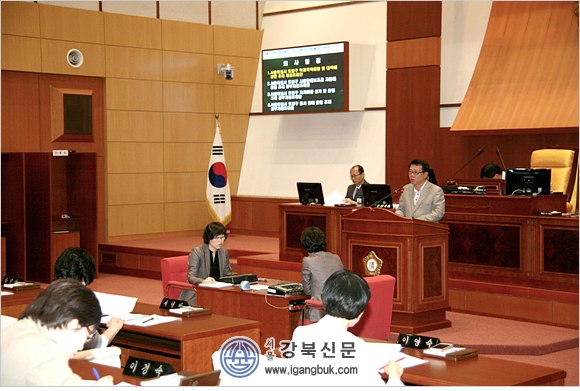 도봉구의회, 제217회 임시회 폐회(강북신문 2012. 5.21자, 서울포스트,동북일보, 북부신문) - 1