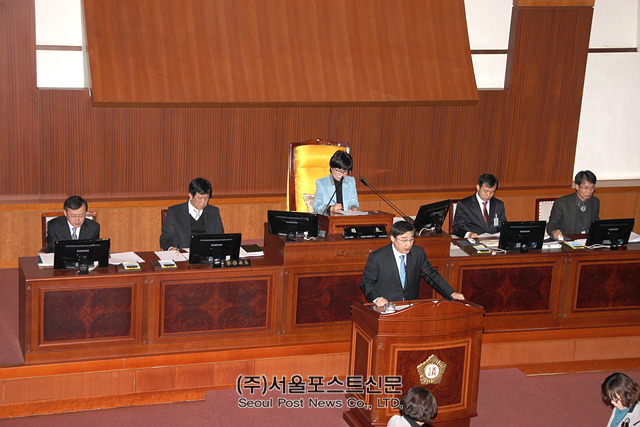 이동진 도봉구청장 2015 주요업무 보고(서울포스트신문