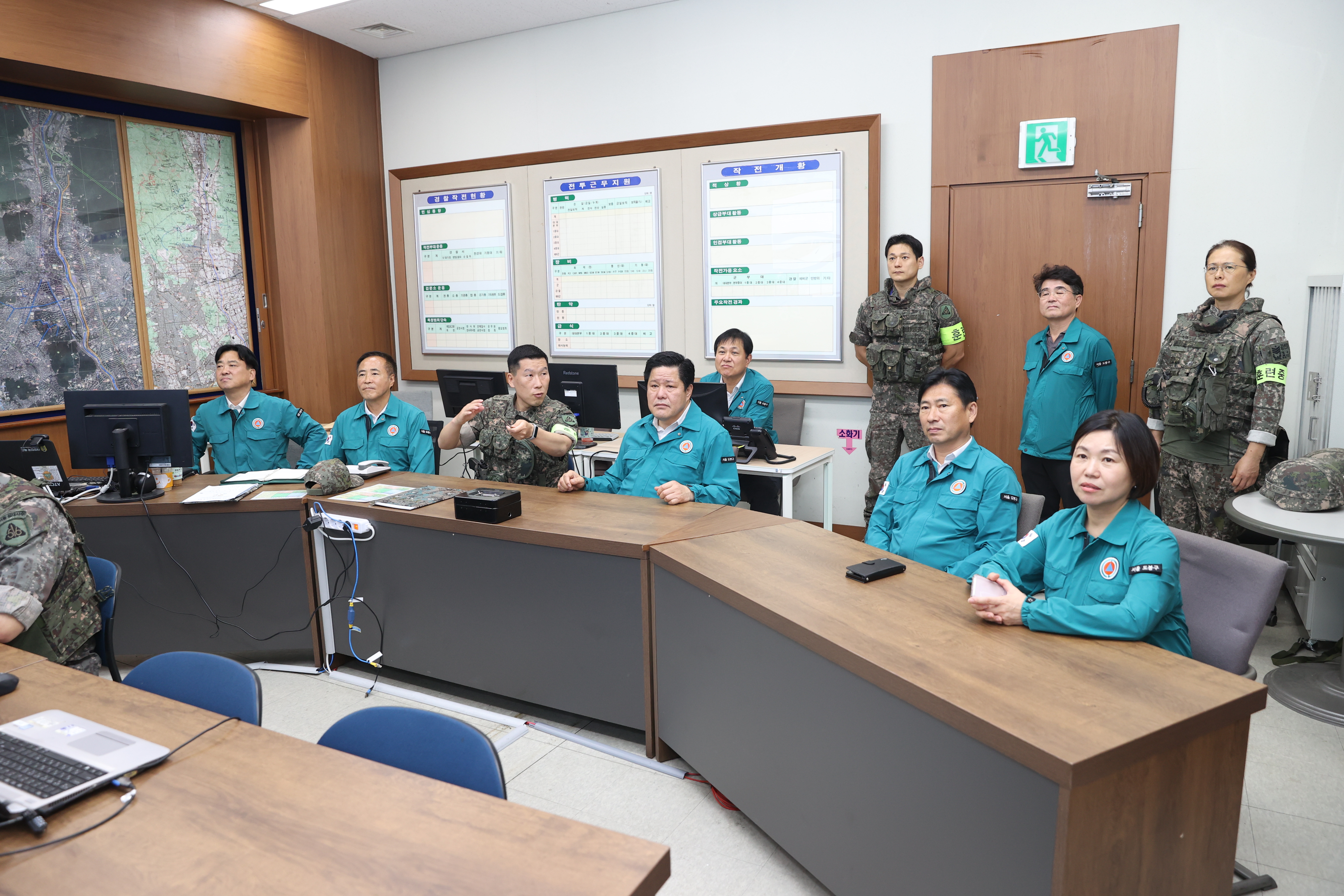 을지훈련 근무자 격려방문 - 2