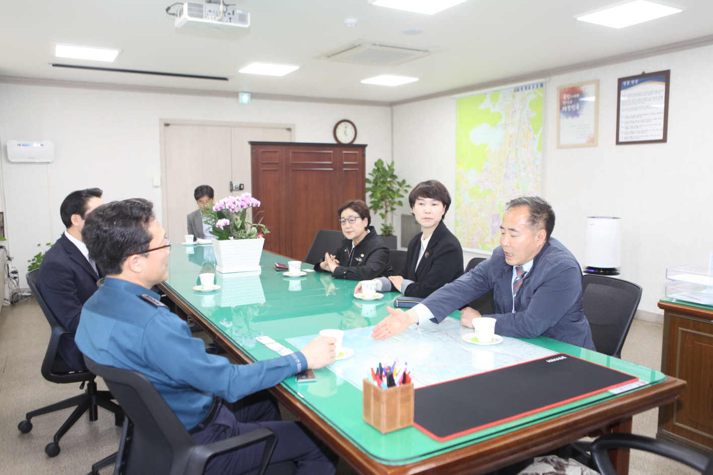 도봉구의회 의장단 도봉경찰서 방문 - 2