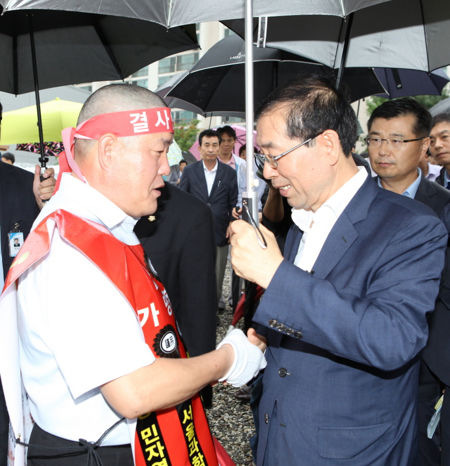 박원순 시장과 만나 창동시프트건설 반대 - 3