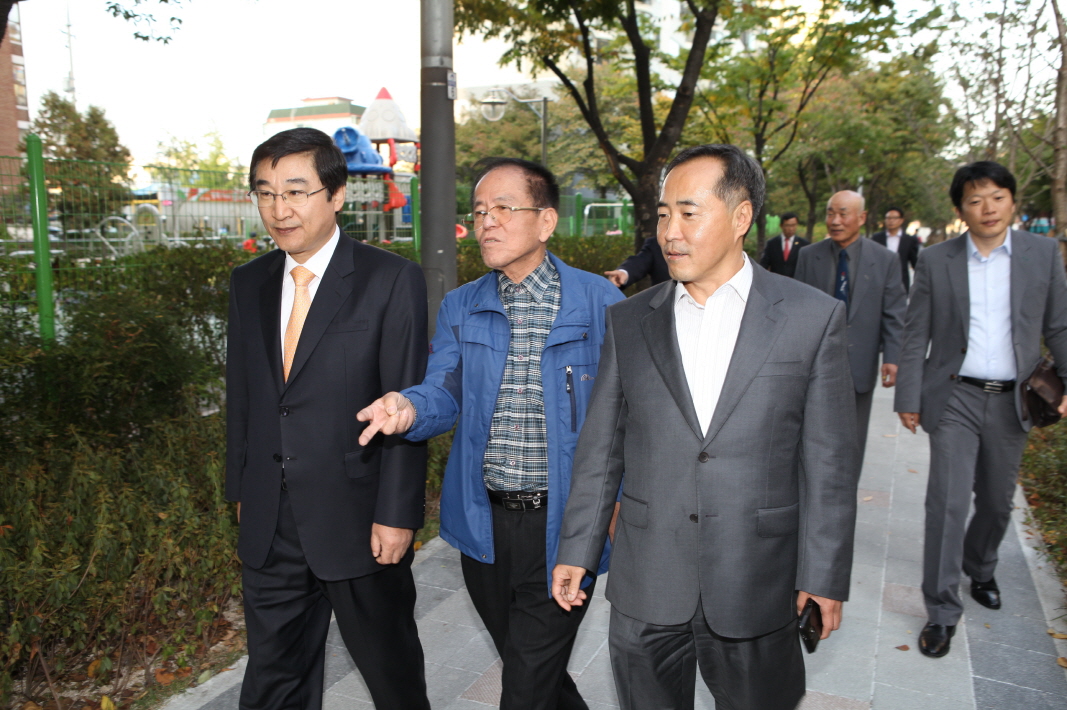 방학성원아파트 열린녹지조성사업 준공식 - 2