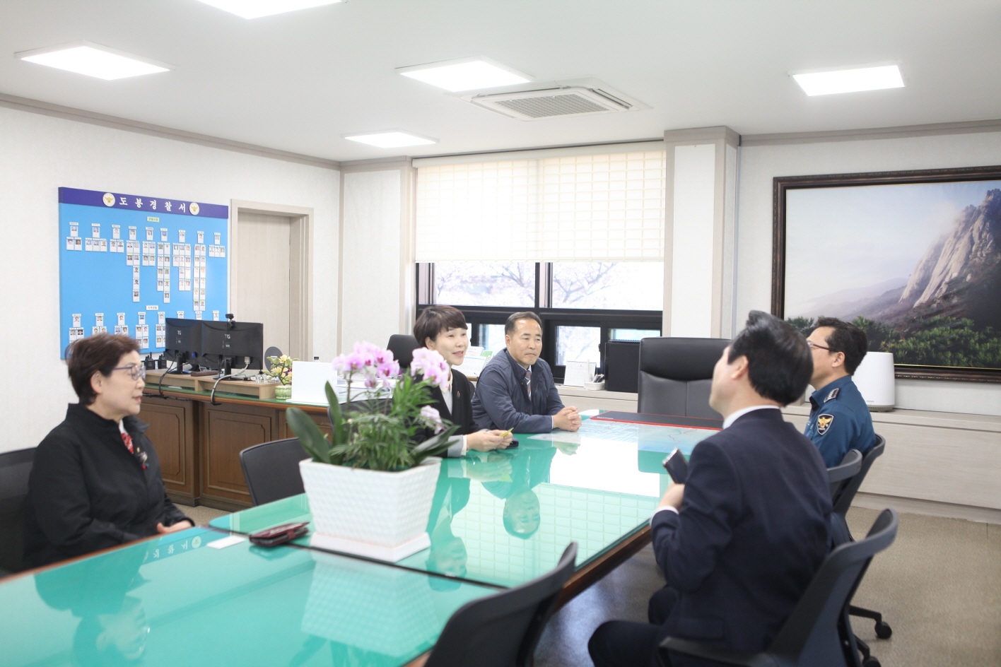 도봉구의회 의장단 도봉경찰서 방문 - 1