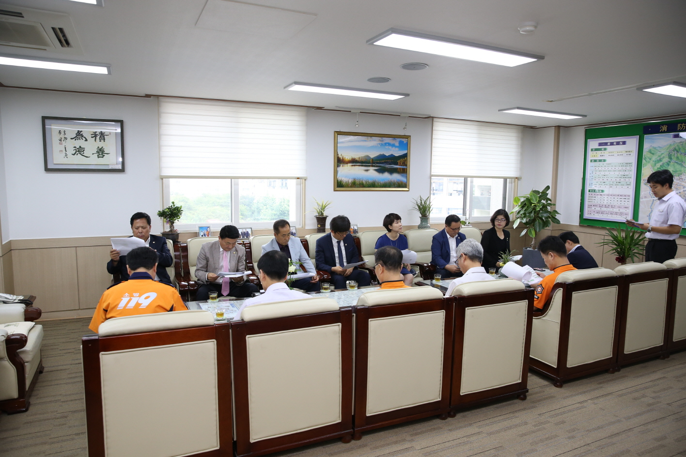 제8대 전반기 의장단 유관기관 방문 - 2