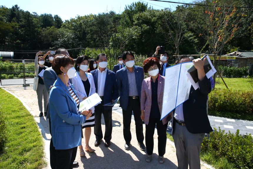 도봉구의회, 행정기획위원회 무수골 녹색복지센터 현장방문