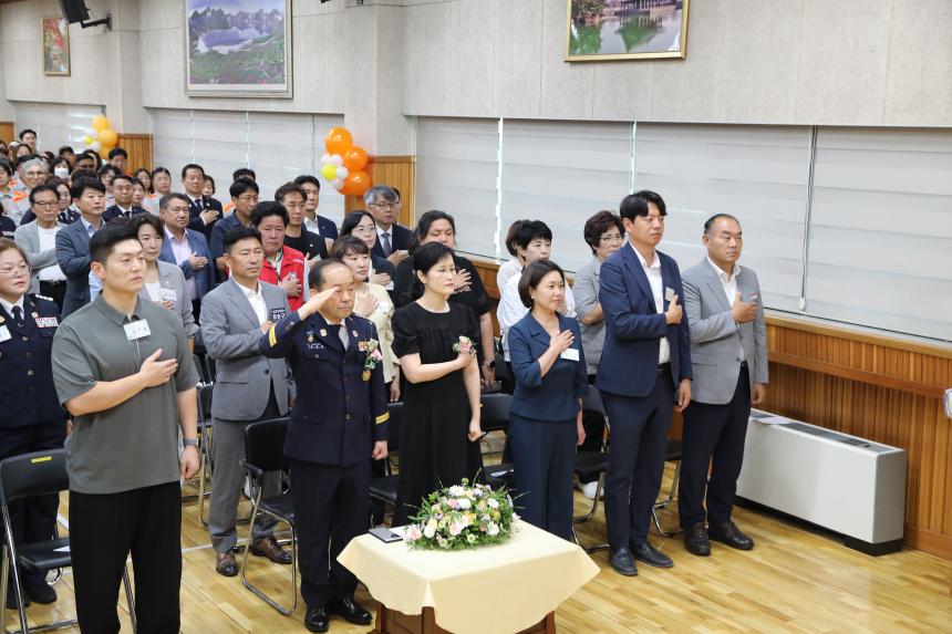도봉소방서 의용소방대장 퇴임식